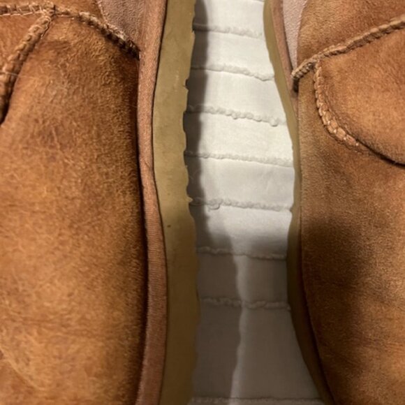 Ladies Chestnut Colored Lined UGG Boots - Size 10M - Gently Used - Picture 4 of 6